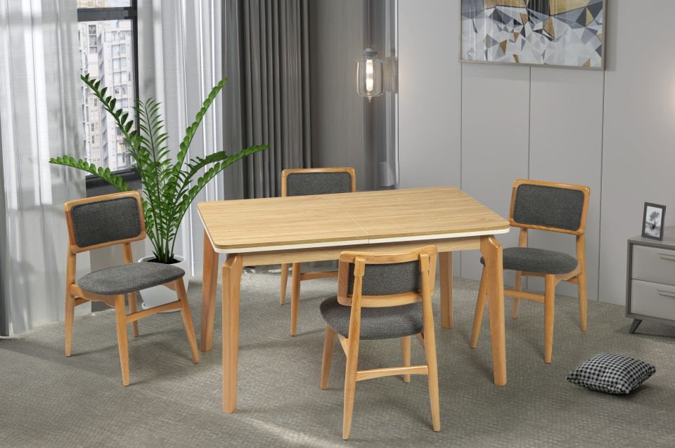 SEBEN MASA SERRA SANDALYELİ