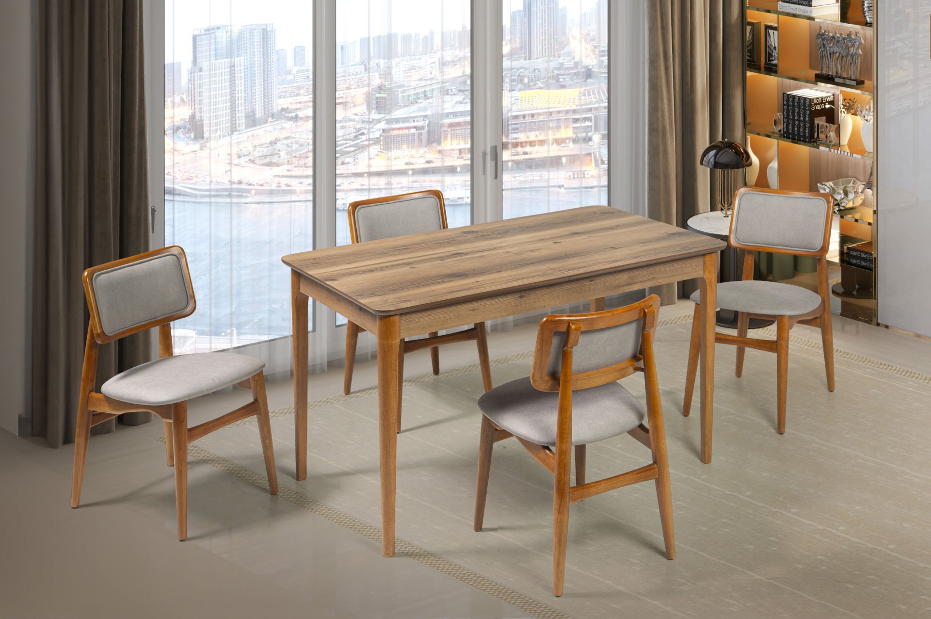 ADEN MASA SERRA SANDALYELİ