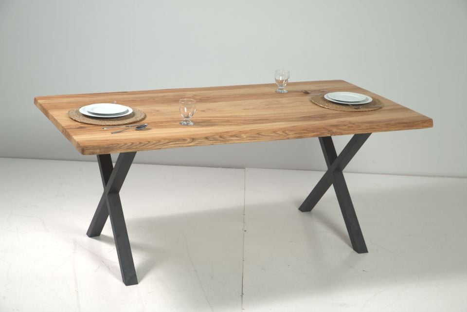 KESTANE KÜTÜK MASA STİL-KUBA SANDALYE