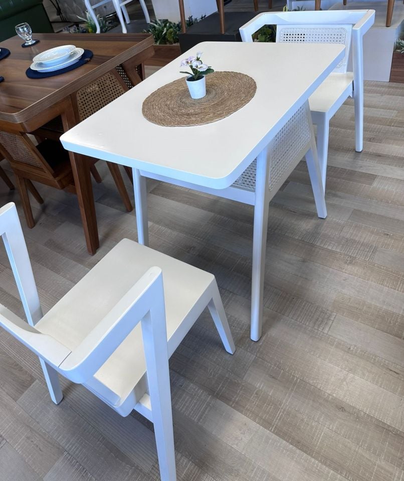 2 KİŞİLİK DEREN MASA TAKIMI 60X80 Y:77