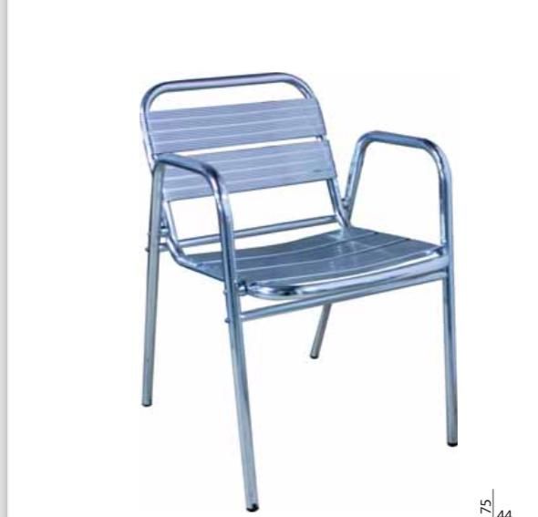 ALUMİNYUM 06 DIŞ MEKAN KOLTUK