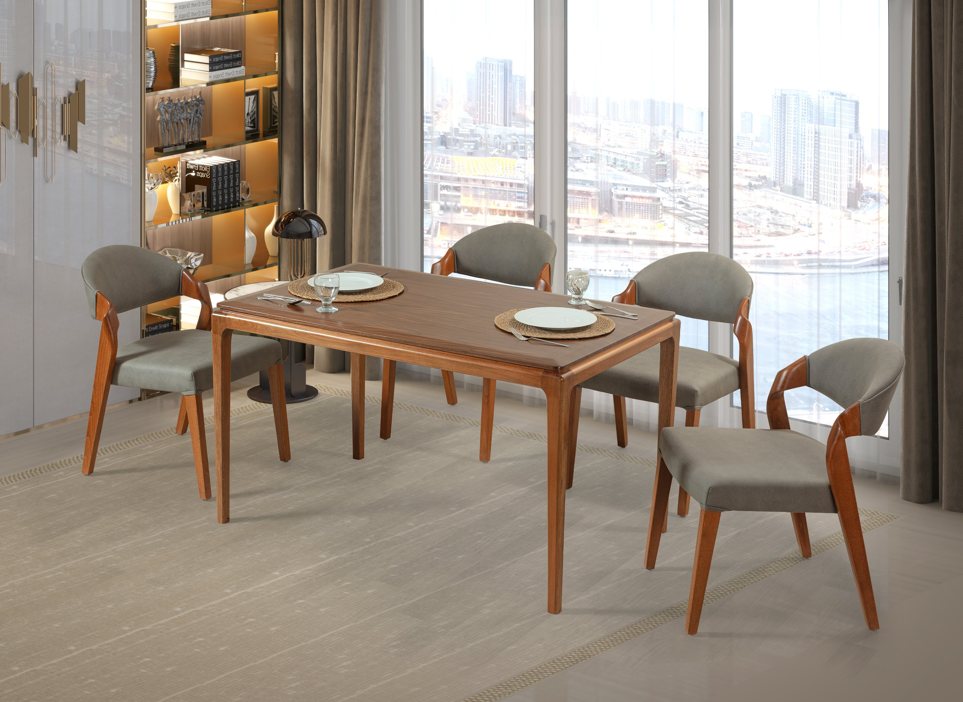 CEVİZ KÜTÜK  MASA