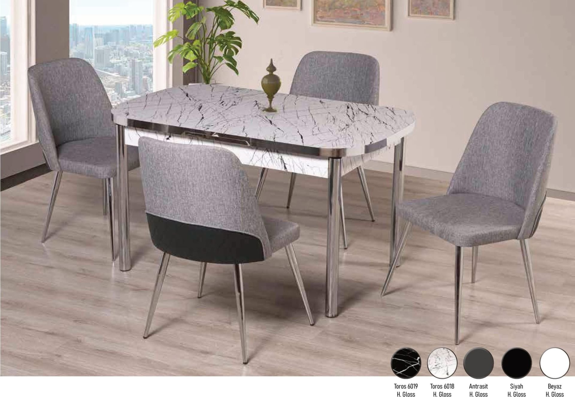 MEDUSA MASA ASOS SANDALYELİ