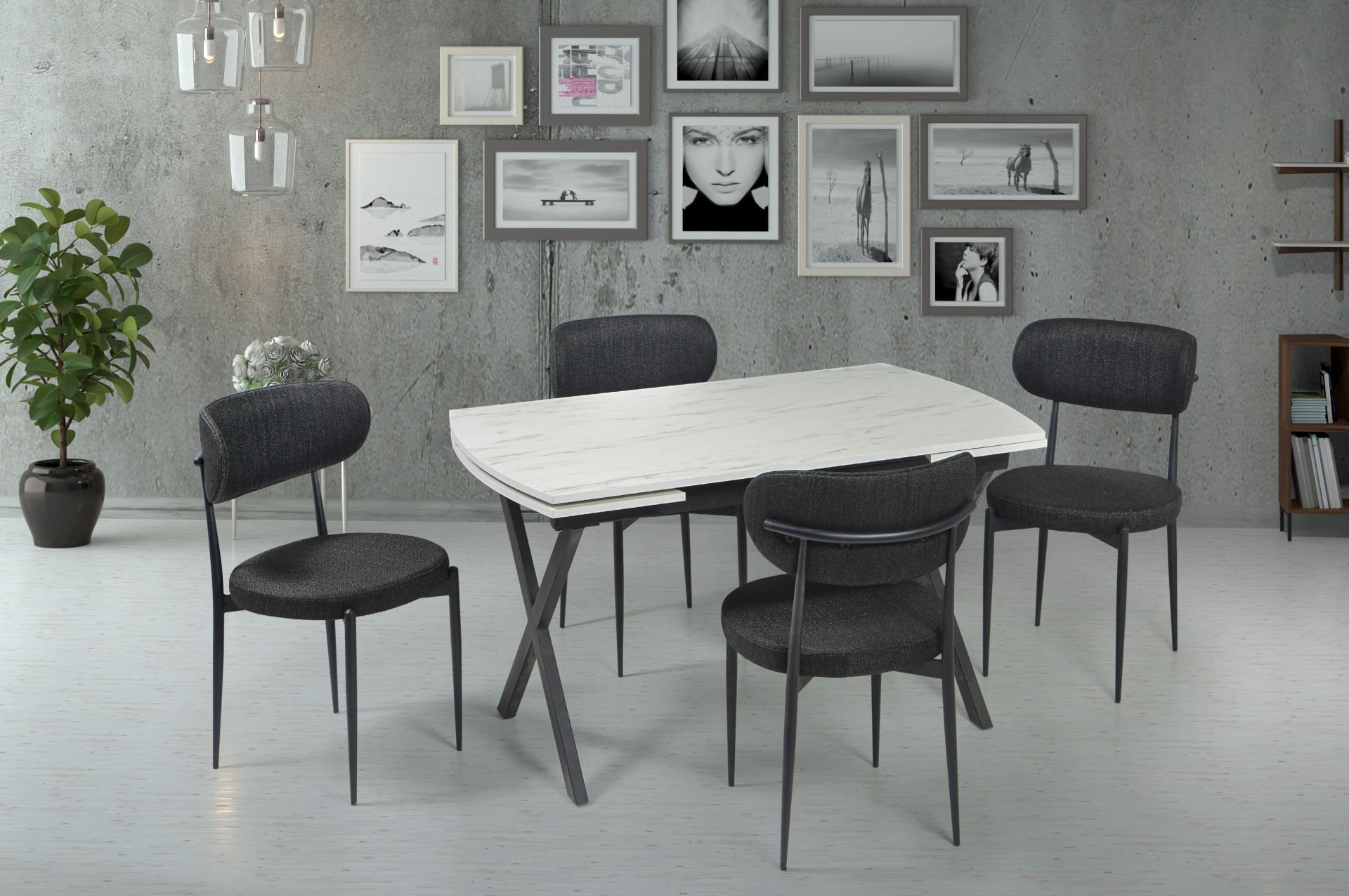 MALTA MASA KUBA SANDALYELİ