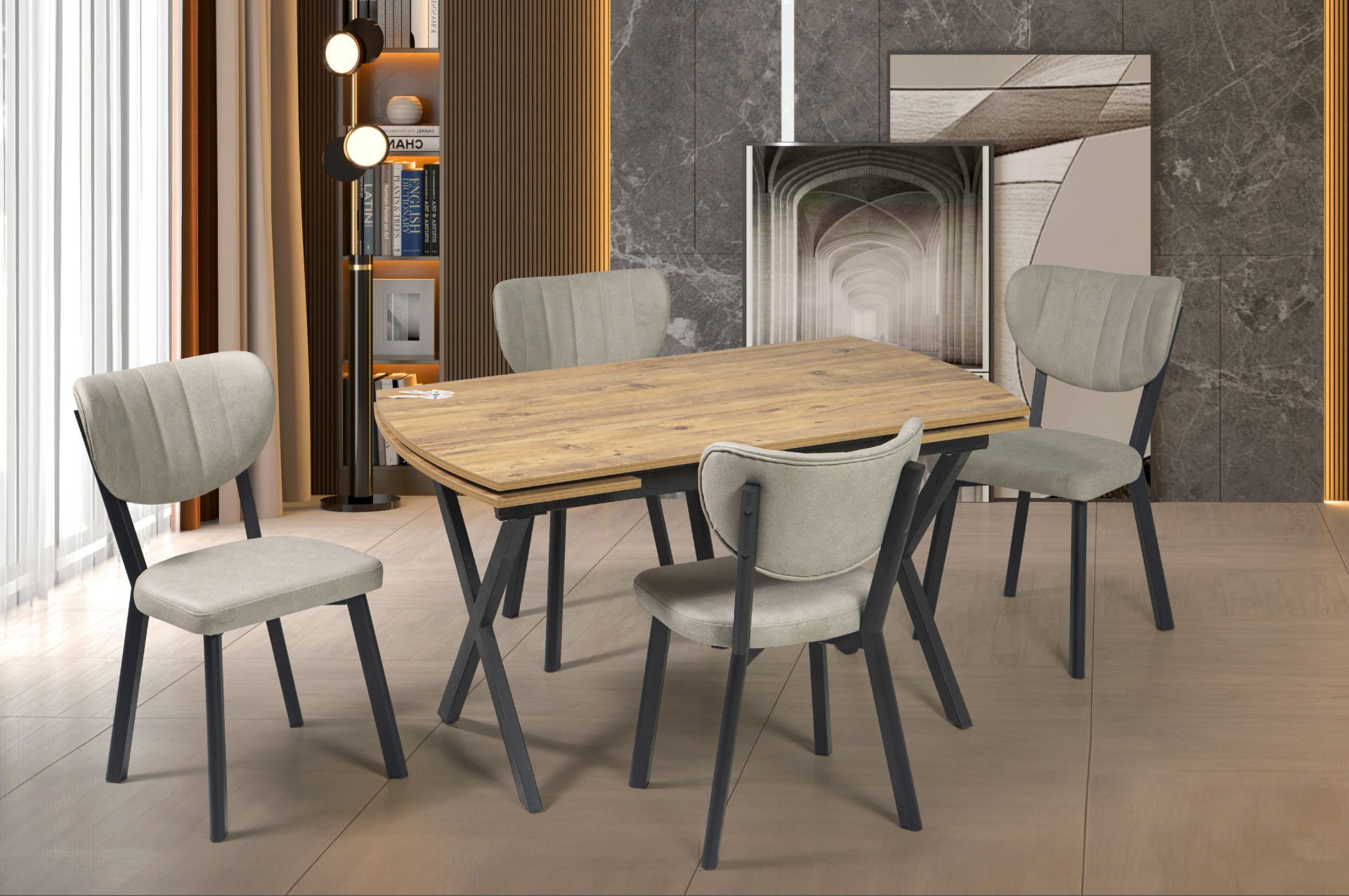 MALTA MASA TUBA SANDALYELİ