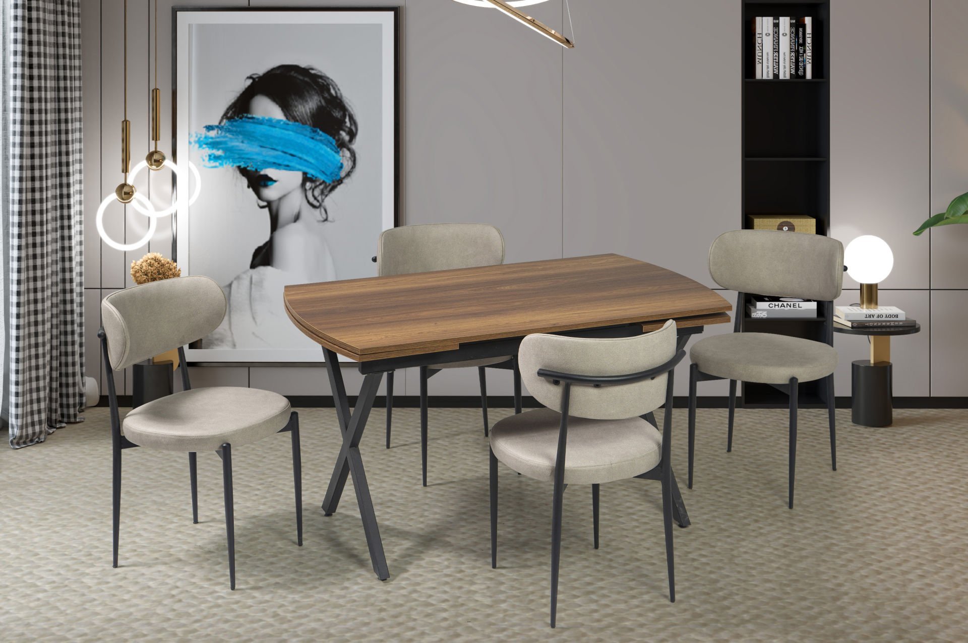 MALTA MASA KUBA SANDALYELİ