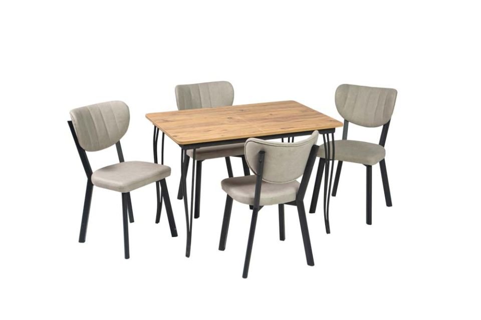 DEZİ MASA TUBA SANDALYELİ