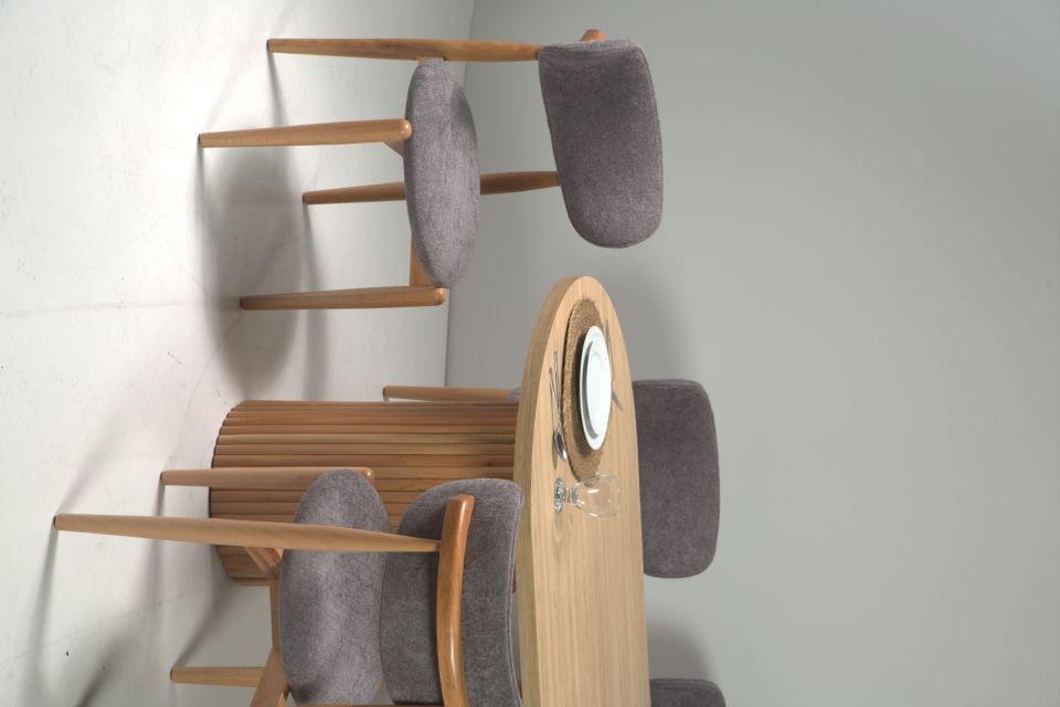 TARZ SALON MASA BALİ SANDALYELİ