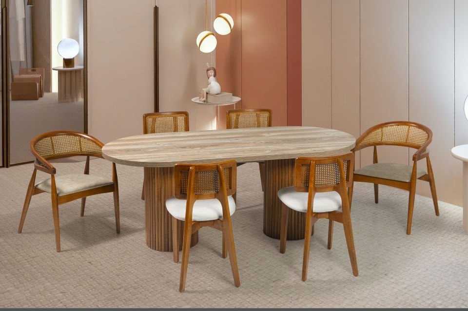 TARZ SALON MASA AVEN&RİDAL SANDALYELİ