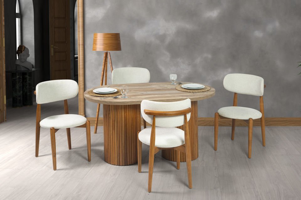 TARZ MASA BALİ SANDALYE