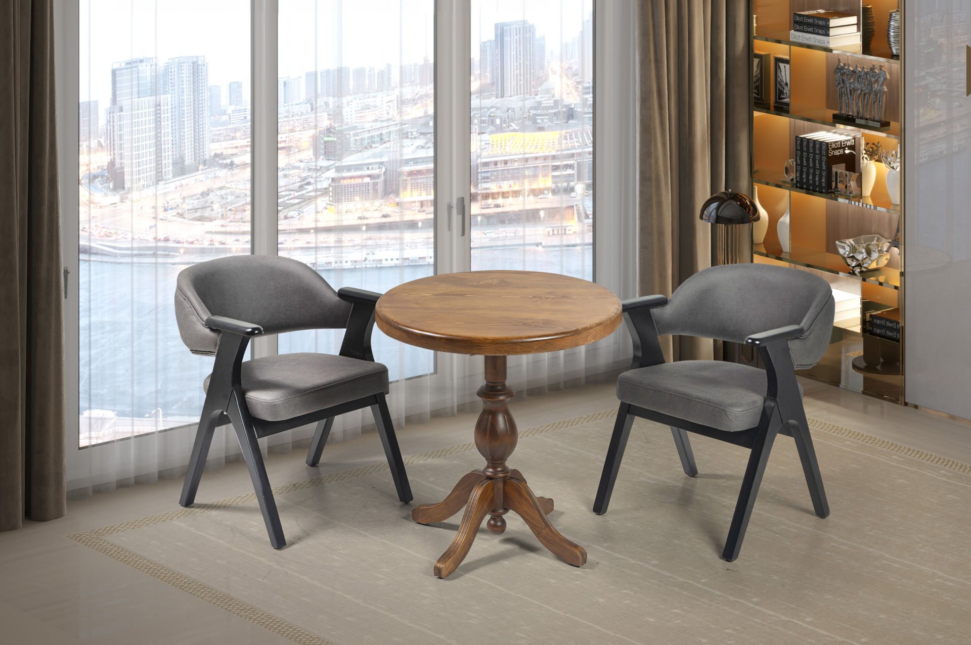 ALBA MASA YASEMİN SANDALYELİ