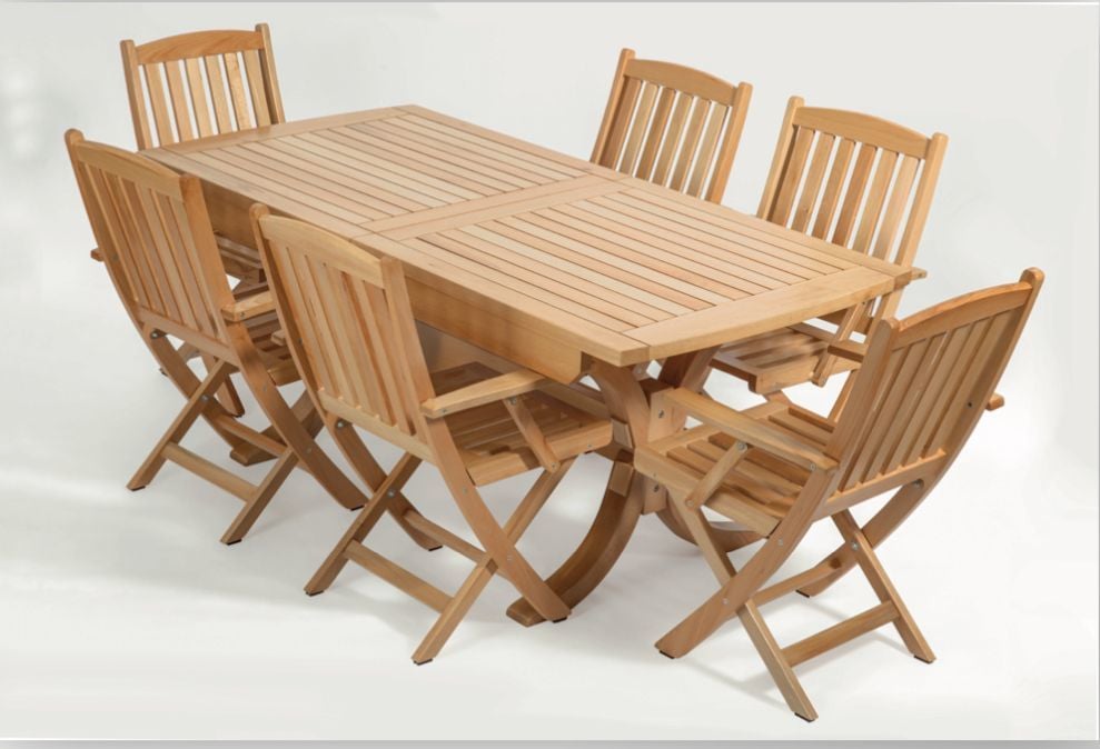 MESSE 6 KOLTUKLU MASİF MASA TAKIMI