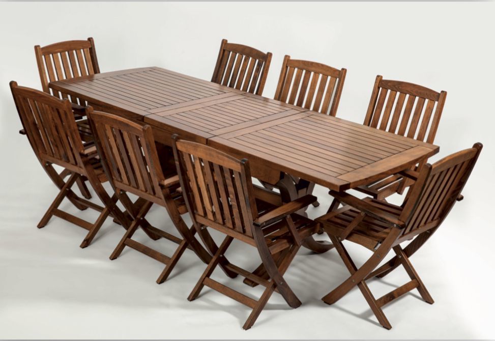 MESSE 8 KOLTUKLU AÇILIR MASİF MASA TAKIMI