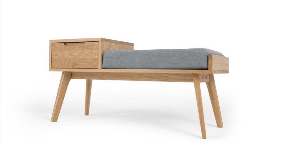 AYZA ÇEKMECELİ BENCH (130X42)