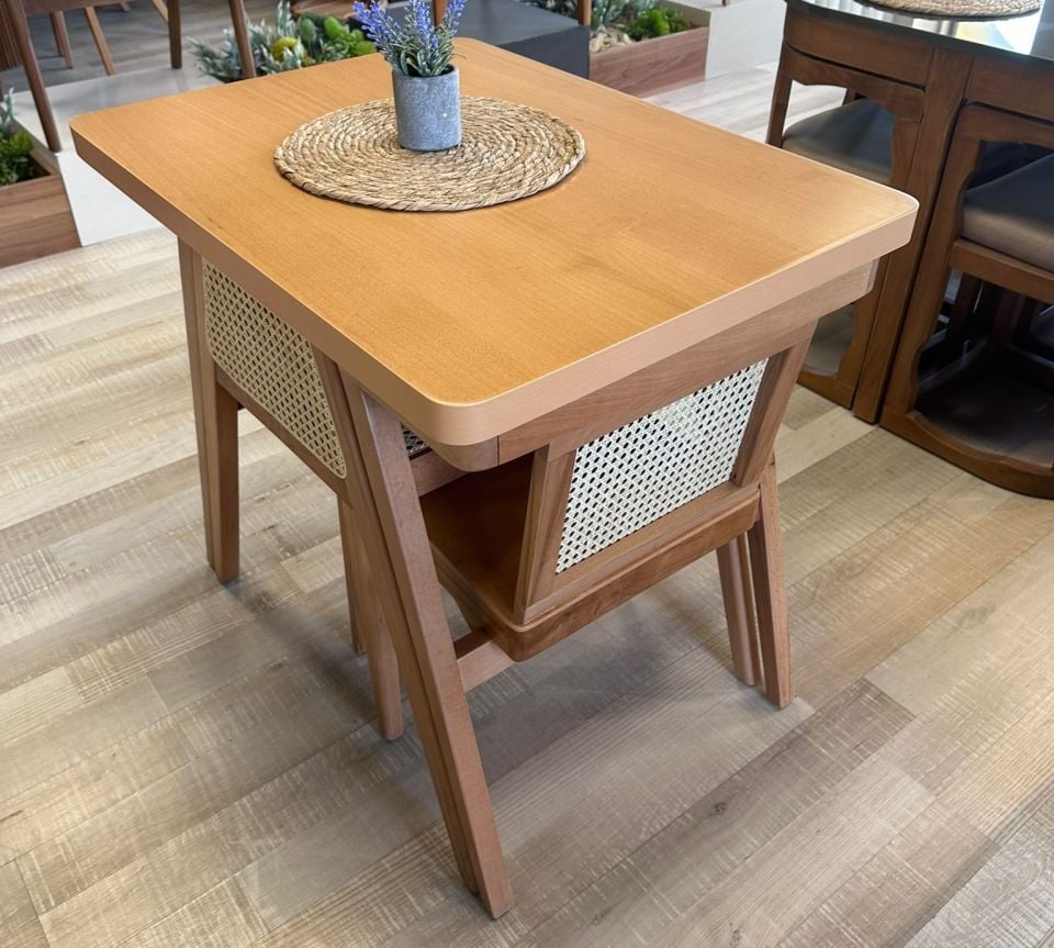 2 KİŞİLİK DEREN MASA TAKIMI 60X80 Y:77