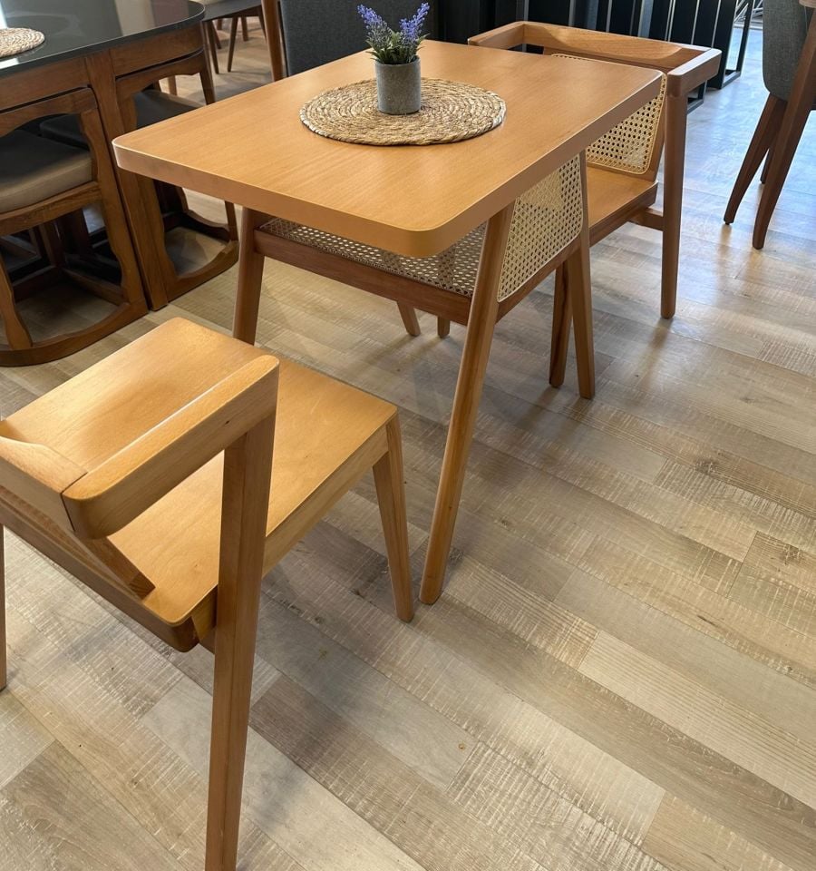 2 KİŞİLİK DEREN MASA TAKIMI 60X80 Y:77