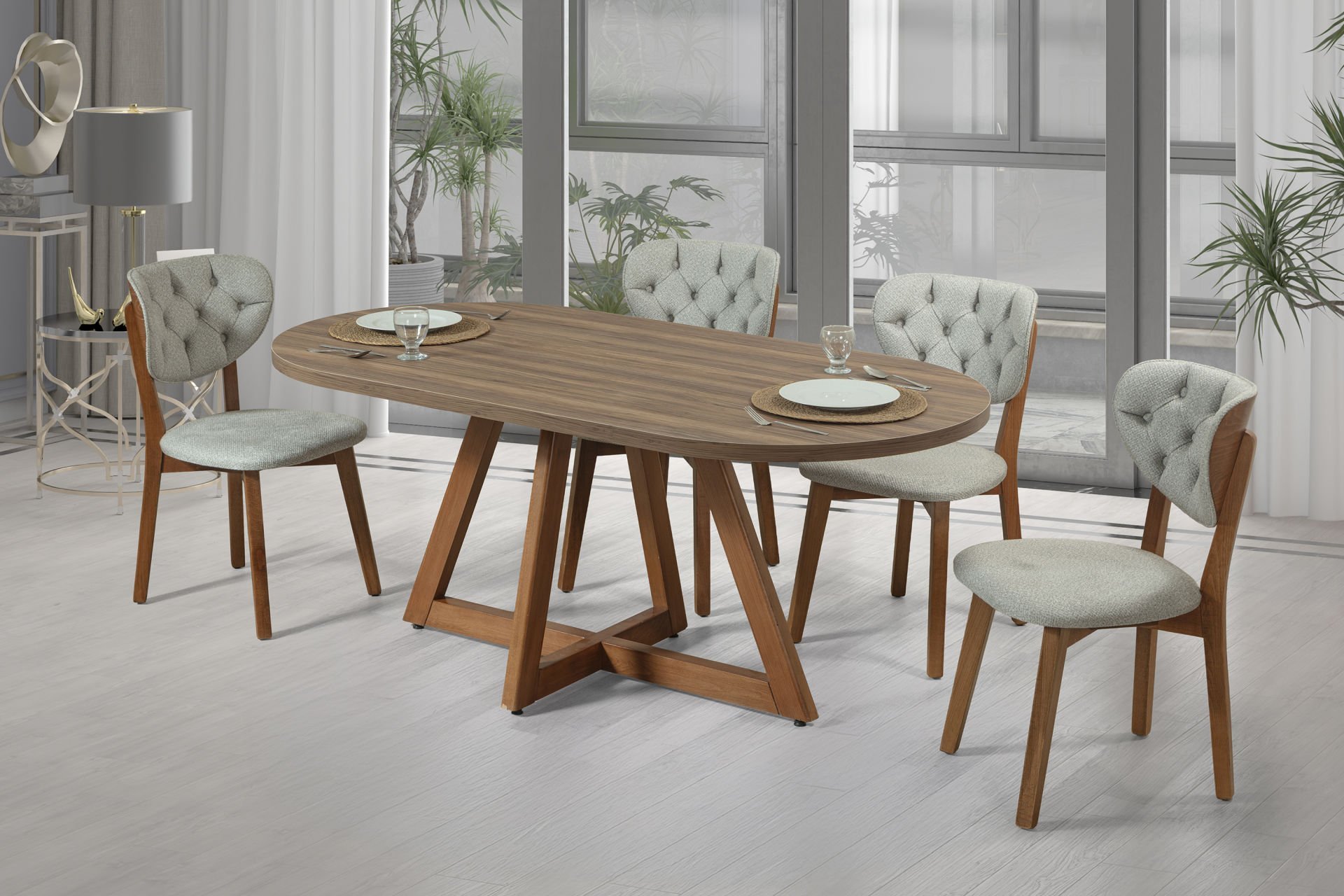 RÜYA SALON MASA&SELİN SANDALYE