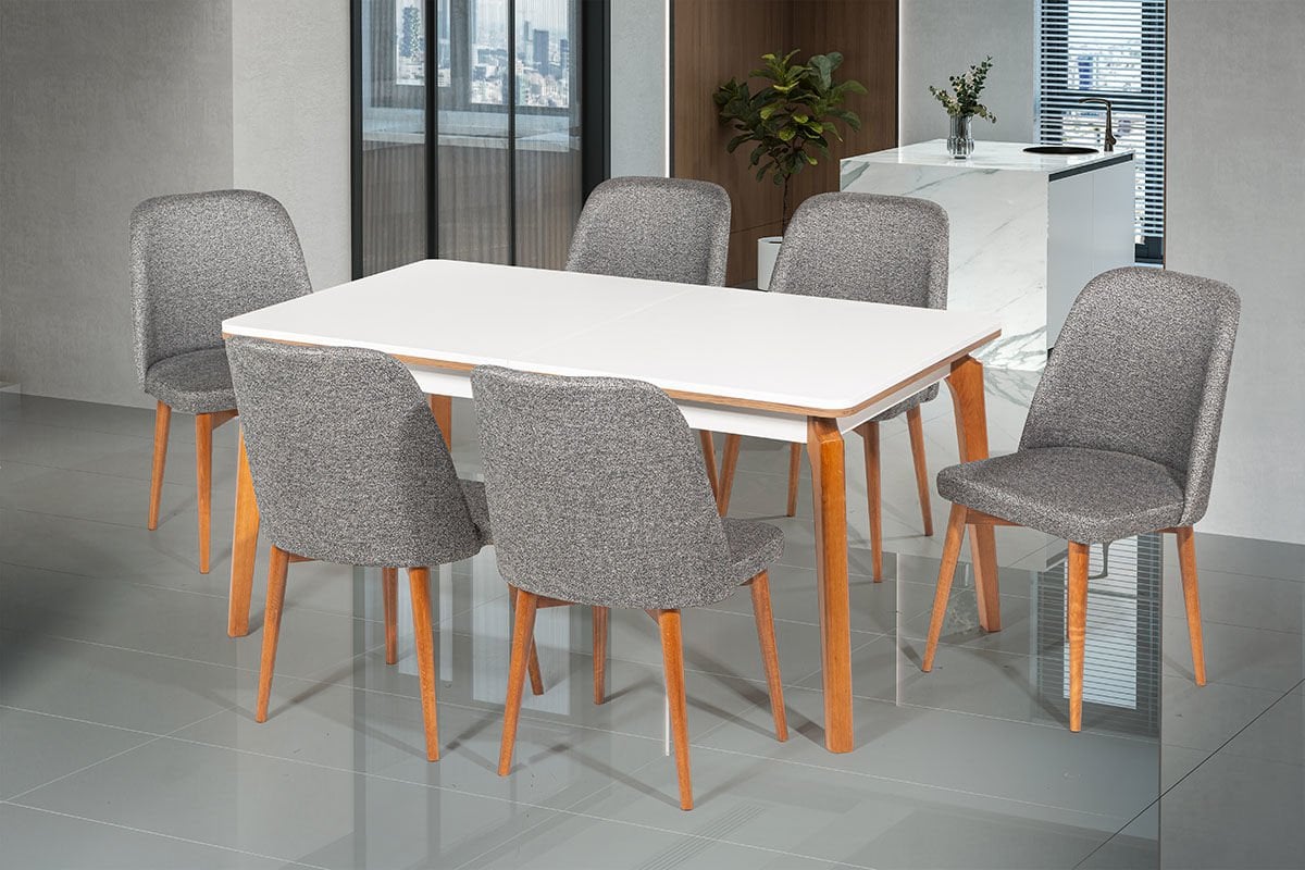 SEBEN SALON MASA İMAJ SANDALYELİ