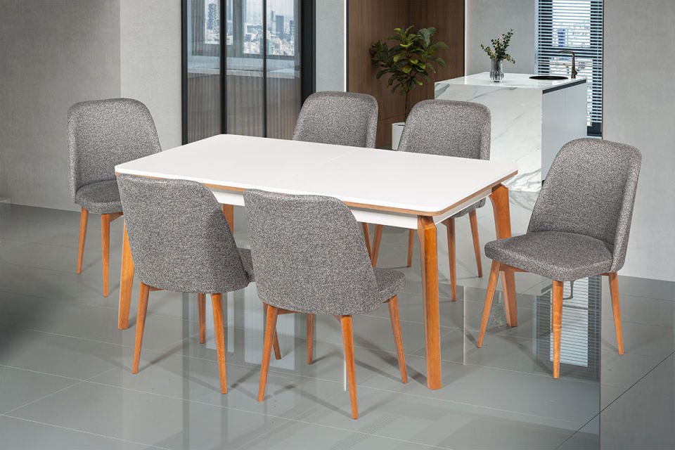 SEBEN SALON MASA İMAJ SANDALYELİ