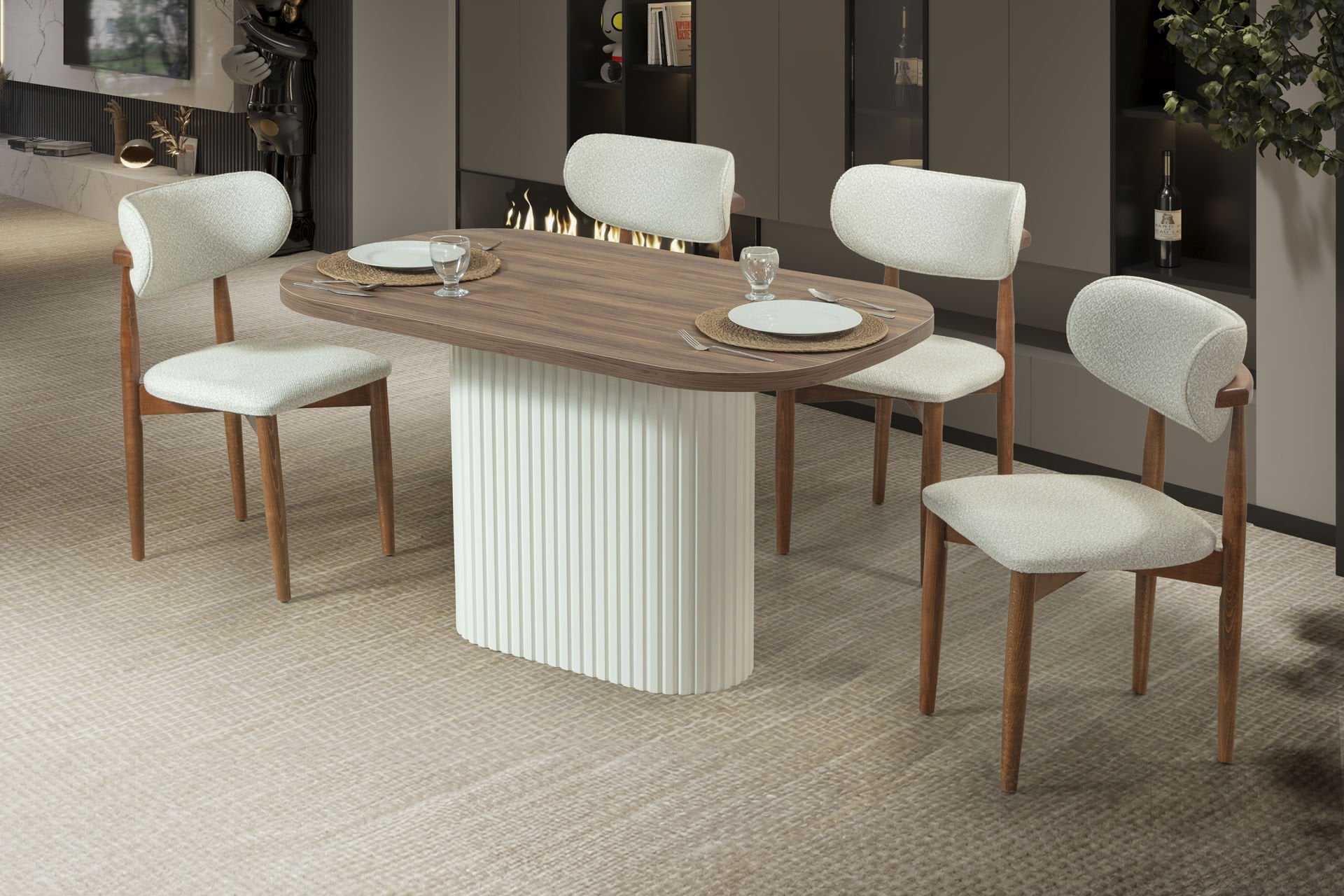 ROYAL MUTFAK MASA&BOHEM SANDALYE