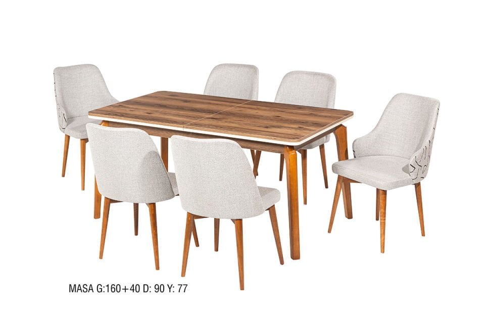 SEBEN SALON MASA- İMAJ&RAVEN SANDALYE