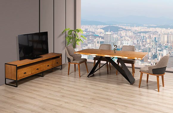 PARMA MASİF MASA TAKIMI