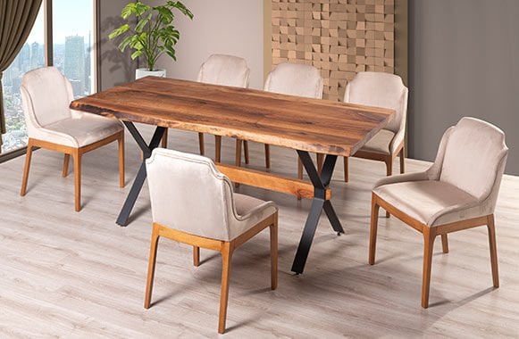 CAPRİ KÜTÜK MASA TAKIMI