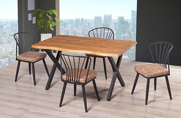 İRON MASİF MASA TAKIMI