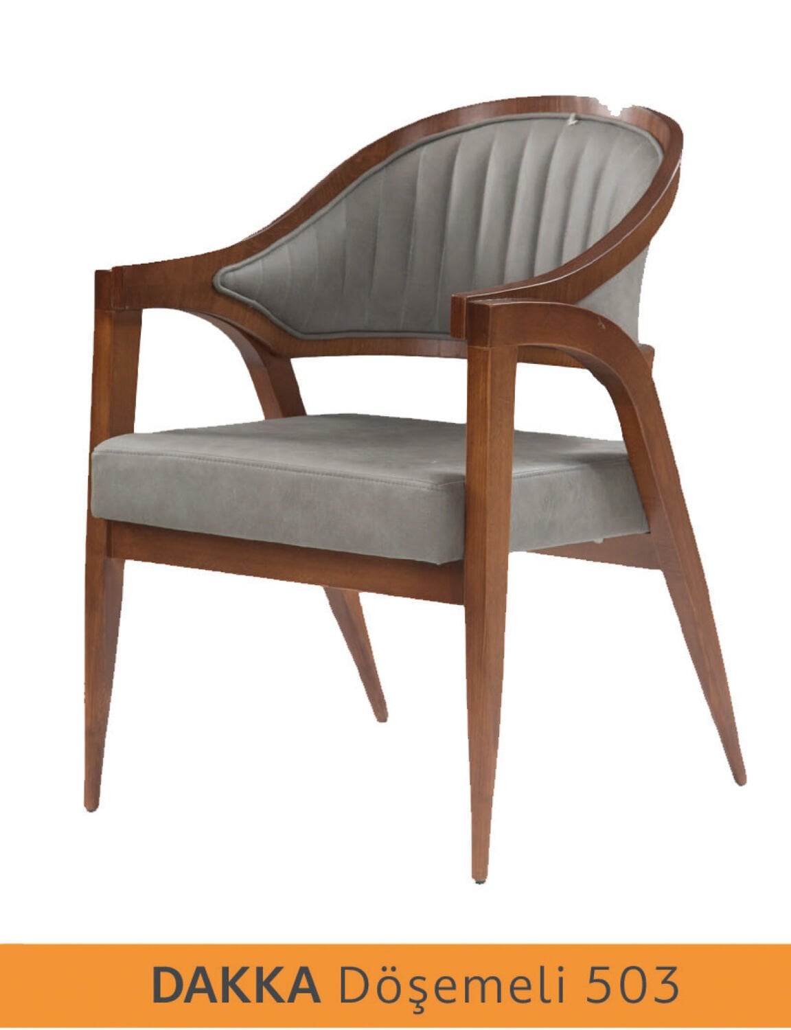 DAKKA DÖŞEMELİ KOLLU SANDALYE