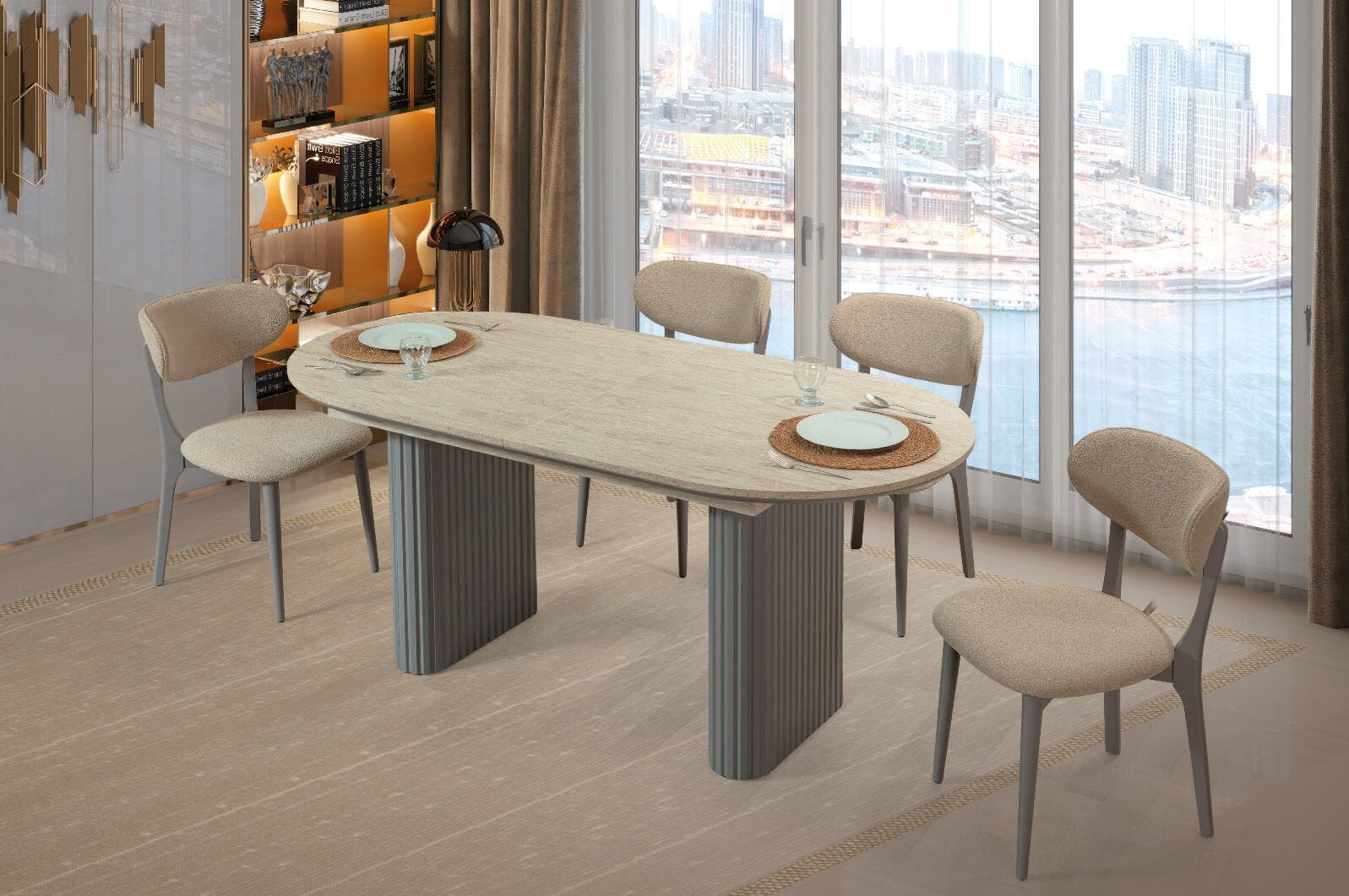 NİS MASA / MİLAS SANDALYE