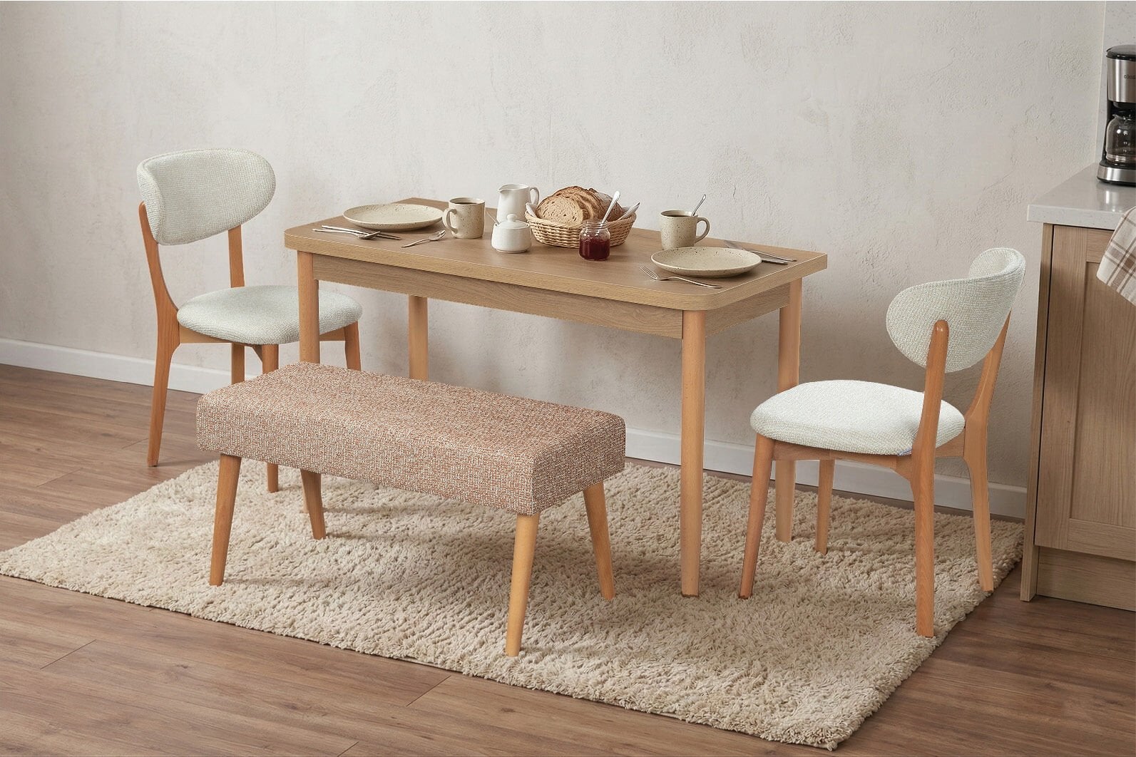 SERAS MASA / MİLAS SANDALYE / BENCH