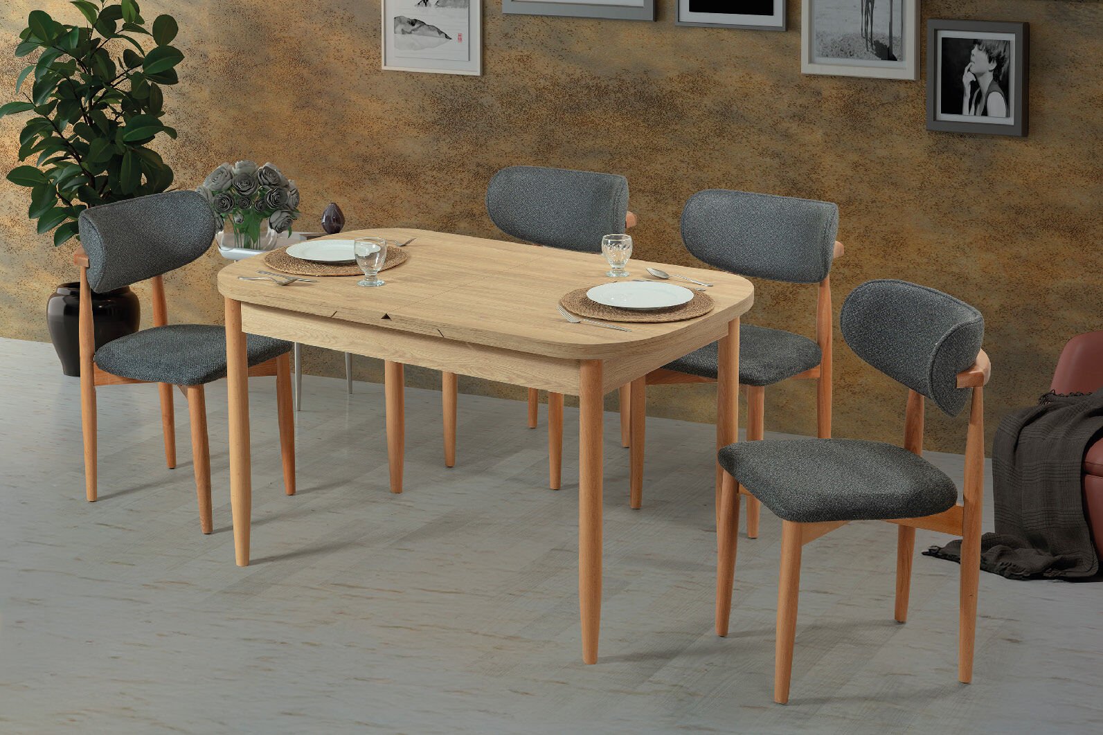 KARİNA MASA / BALİ SANDALYE