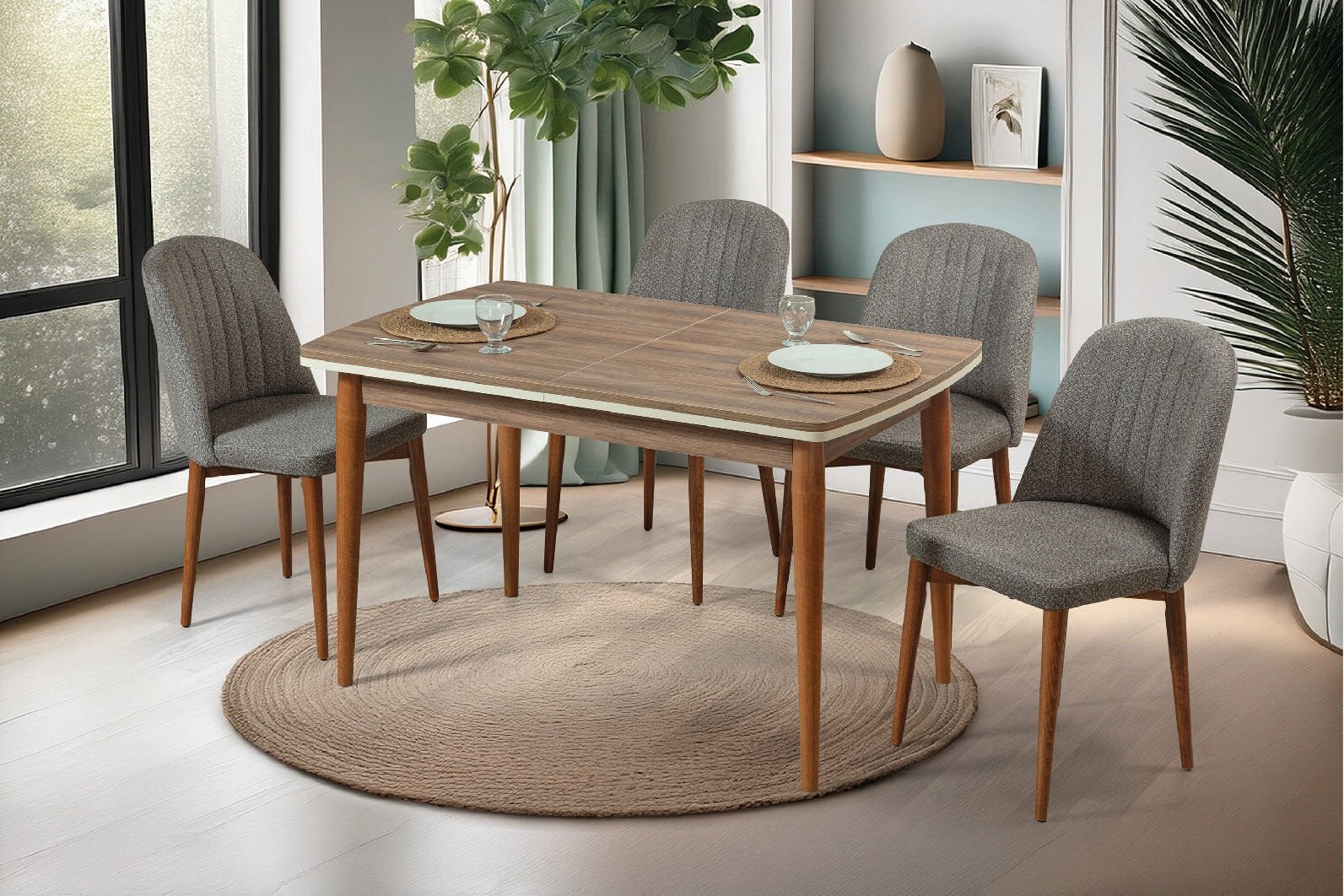 AKSU MASA / BELİZ SANDALYE