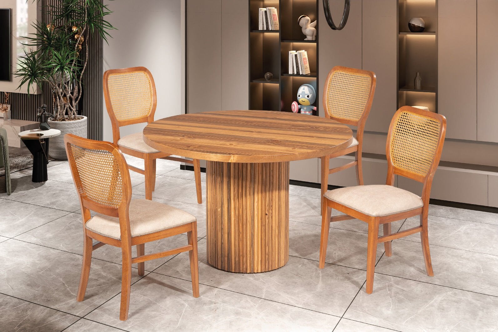 KINIK KÖKNAR MASA / SOFT SANDALYE