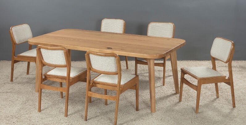 ESTER KESTANE MASA / RABAT SANDALYE