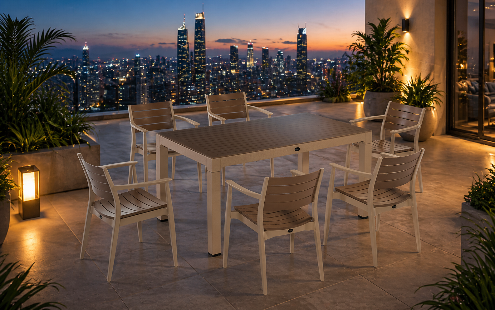 REGNUM01 KAHVE/CAPPUCCİNO 6'LI BAHÇE TAKIMI