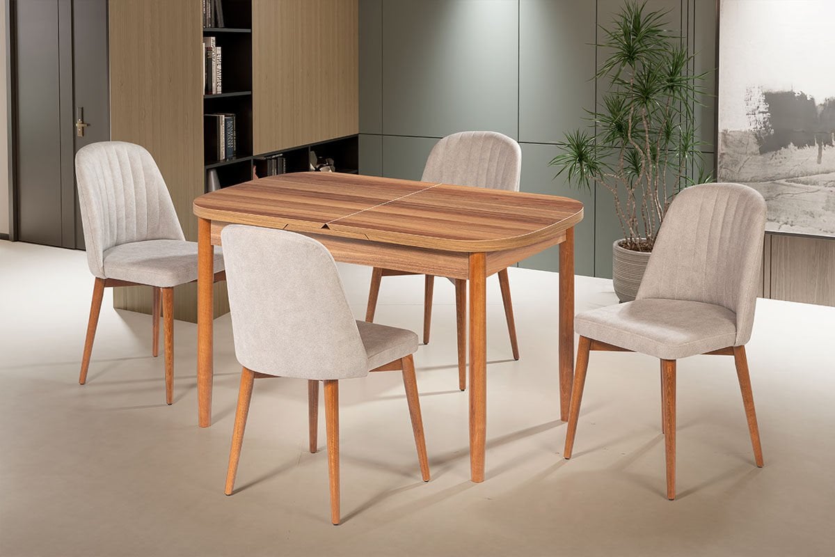 KARİNA MASA BELİZ SANDALYELİ