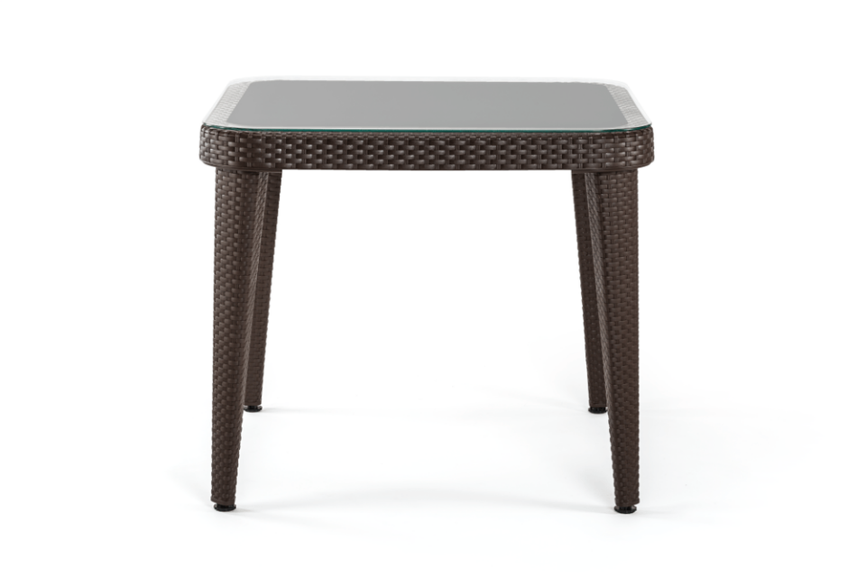 RATTAN GÖRÜNÜMLÜ KARE  PLASTİK MASA TAKIMI