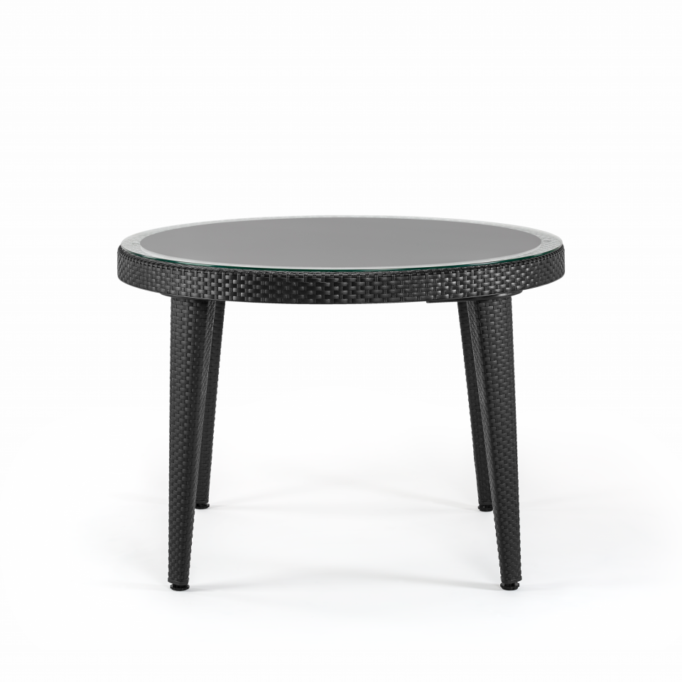 RATTAN GÖRÜNÜMLÜ YUVARLAK PLASTİK MASA TAKIMI