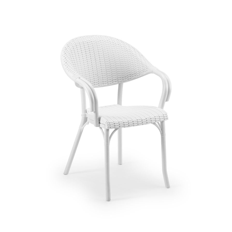 RATTAN GÖRÜNÜMLÜ KARE PLASTİK MASA TAKIMI