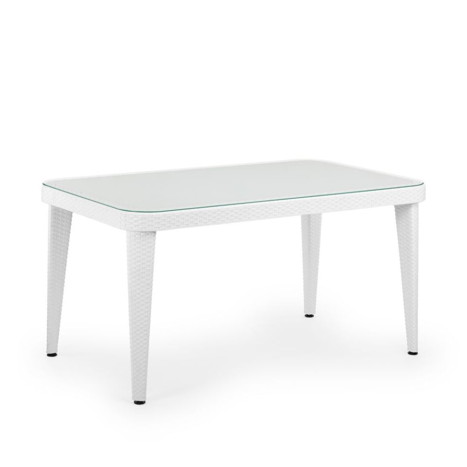 OSAKA MASA FLASH-R 6 SANDALYELİ BEYAZ SET