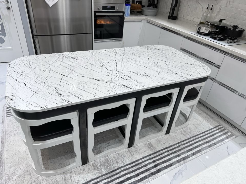 8'Lİ HİGH GLOSS ADA SETİ