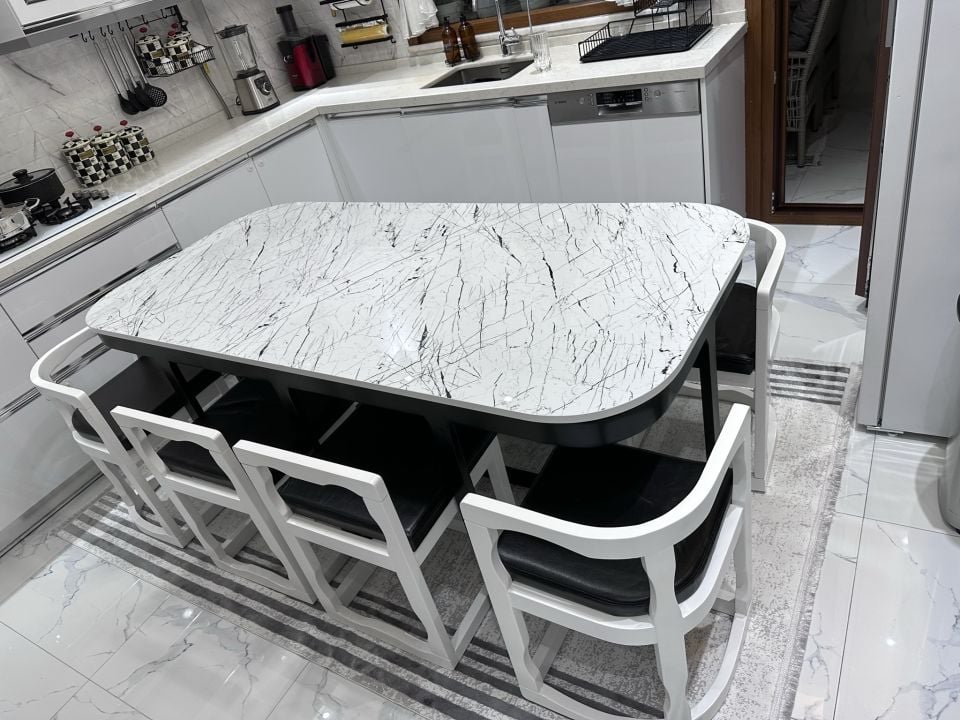 8'Lİ HİGH GLOSS ADA SETİ