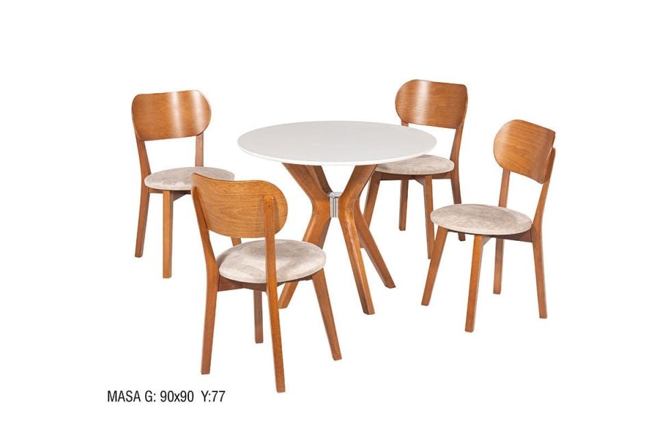 MALDİV MASA BERİSA SANDALYELİ