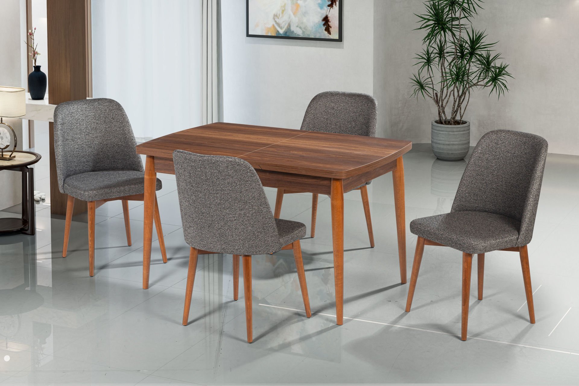 AKSU MASA İMAJ SANDALYELİ