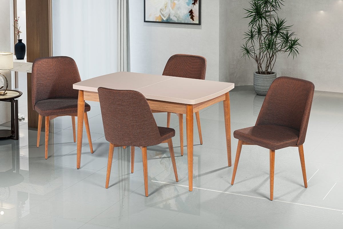 AKSU MASA  İMAJ SANDALYELİ