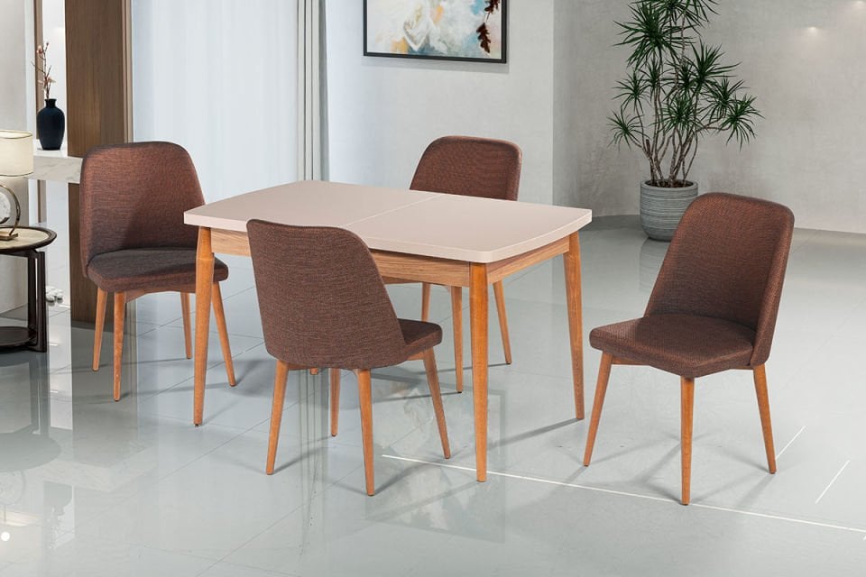 AKSU MASA  İMAJ SANDALYELİ