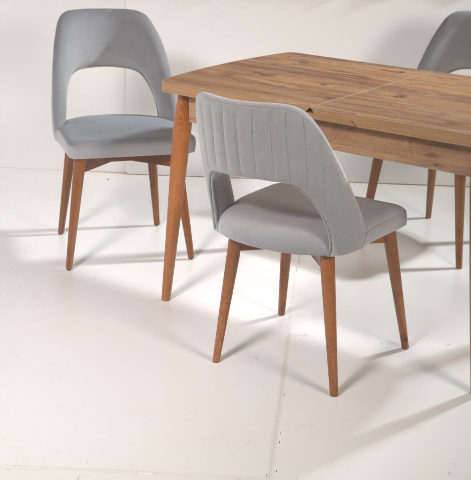 AKSU MASA NERGİS SANDALYELİ