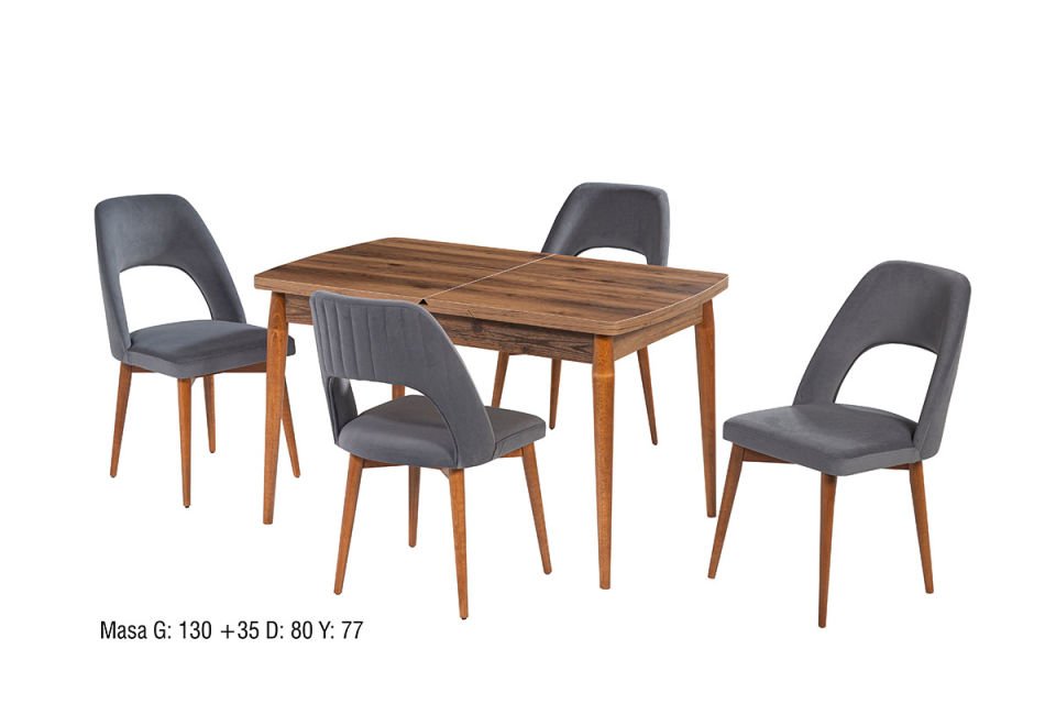 AKSU MASA NERGİS SANDALYELİ