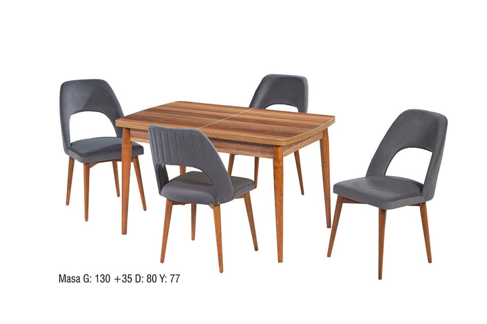 AKSU MASA NERGİS SANDALYELİ